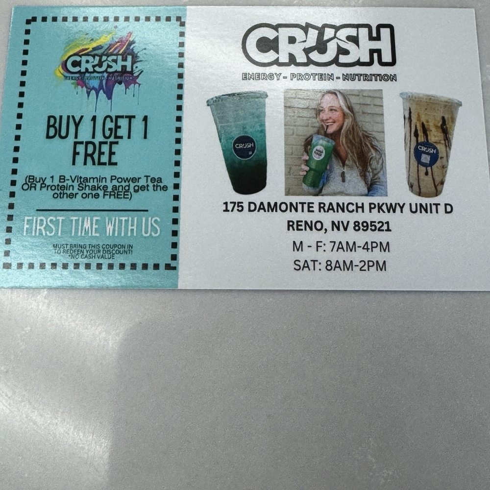 Elite Experience: Crush Nutrition - I'll definitely be back - Yelp Events Near Me - Reno, Nevada Elite Experience: Crush Nutrition - I'll definitely be back - Yelp Events Near Me - Reno, Nevada