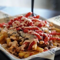 Hot Cheeto carne asada fries