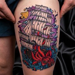 Tattoo work done by Shaun Loyer Instagram: @inkedlife1979