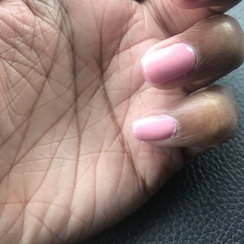 Venice Nails - Painted over my cuticles. At this point , I was there for  2 hours and just wanted to go home. - Nail Salons Near Me - Lawrenceville, Georgia