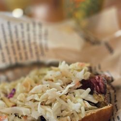 New Bohemia - Golden Valley - Smoked elk brats with apple slaw