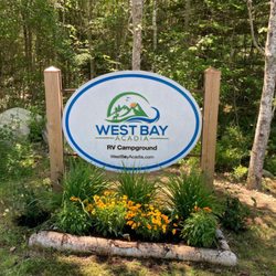 West Bay Acadia RV Campground - Entrance to park