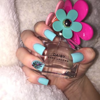 Happy Nails & Spa - Love them so much!! First time here! Turquoise nails with a feather! - Nail Salons Near Me - Rowlett, Texas Happy Nails & Spa - Love them so much!! First time here! Turquoise nails with a feather! - Nail Salons Near Me - Rowlett, Texas