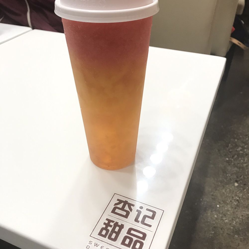Sweethoney Dessert - Strawberry mango peach gum - Desserts Near Me - Burnaby, British Columbia