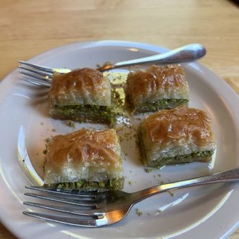 Flying Carpet Turkish Cafe - Pistachio baklava - Turkish Near Me - Fort Worth, Texas Flying Carpet Turkish Cafe - Pistachio baklava - Turkish Near Me - Fort Worth, Texas