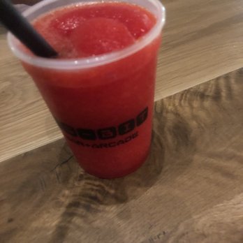 16-Bit Bar+Arcade - Cherry alcoholic slushie - Bars Near Me - Indianapolis, Indiana