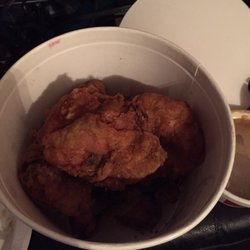 KFC - I ordered the other night chicken was really small and over cooked. Called the manager said she would only replace the chicken.