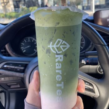 RareTea - Strawberry matcha latte - Bubble Tea Near Me - Rancho Cucamonga, California RareTea - Strawberry matcha latte - Bubble Tea Near Me - Rancho Cucamonga, California