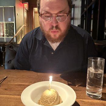 Trattoria Il Mulino - Birthday ice cream scoop - Italian Near Me - Nashville, Tennessee