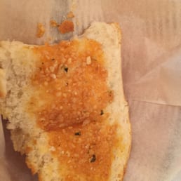 1/2 Eaten Garlic Bread 1/2 Eaten Garlic Bread