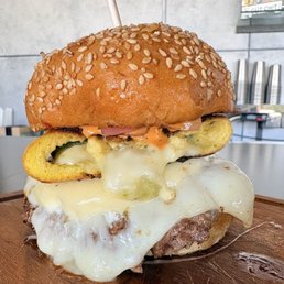 Chile Relleno Veggie Patty Burger Chile Relleno Veggie Patty Burger
