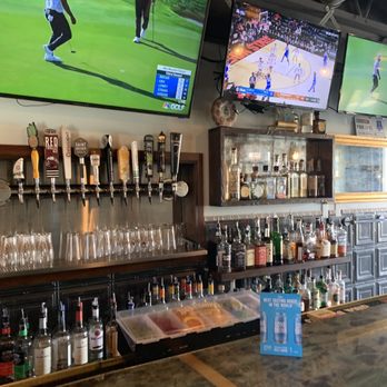 Triple Crown Tavern - the bar and televisions - New American Near Me - Huntington Beach, California