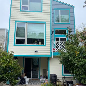Miann Builders - Exterior paint and fence around upstairs deck. - General Contractors Near Me