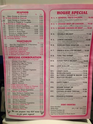 Menu photo 1 China Kitchen Jensen Beach, FL