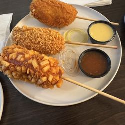 Corn dogs