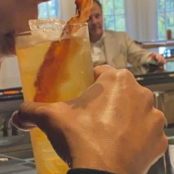 Capital Craft - Yes that's a slice of  in my maple whisky drink!! - Pizza Near Me - Green Brook, New Jersey
