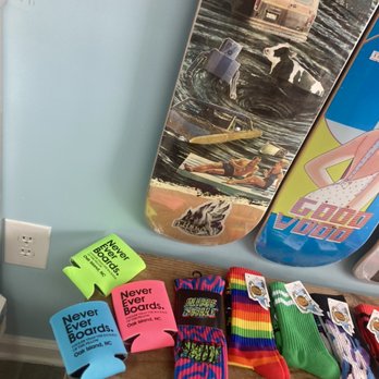 Never Ever Boards - Cool Koozies - Skate Shops Near Me - Oak Island, North Carolina