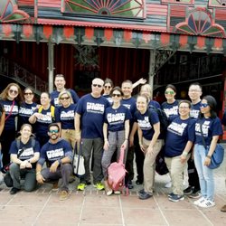 Isla Caribe - In front of El Parque de Bombas, the most photographed firehouse in the world!