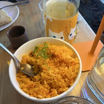 Prubechu - This is their yellow rice, and just looking at it makes my mouth water when I remember what it tasted like. - Guamanian Near Me - San Francisco, California