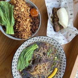 Bao's Taiwanese Burger - Beef noodle soup, lu rou fan, gua bao