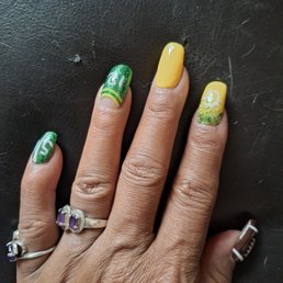 Special design for trip to Lambeau field.  Vickie is extremely talented.