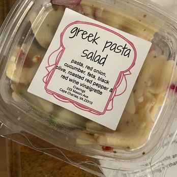 Cravings - Bland Greek pasta salad - Sandwiches Near Me - Cape Charles, Virginia
