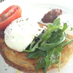 Croque Madame with homemade onion marmalade