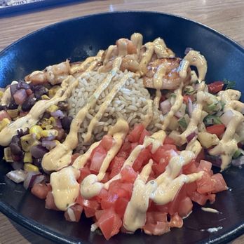 Alter Brewing + Kitchen - Shrimp rice bowl - Brewpubs Near Me - Oak Brook, Illinois