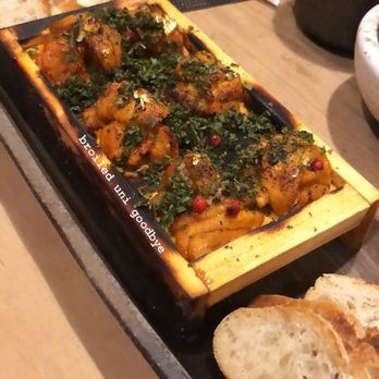 Torishin - Broiled Uni w gold flakes. $37 but lowkey worth splurging - Japanese Near Me - New York, New York Torishin - Broiled Uni w gold flakes. $37 but lowkey worth splurging - Japanese Near Me - New York, New York