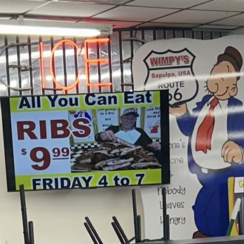 Wimpy’s Sandwich Shoppe - All You can eat! - Sandwiches Near Me - Sapulpa, Oklahoma Wimpy’s Sandwich Shoppe - All You can eat! - Sandwiches Near Me - Sapulpa, Oklahoma