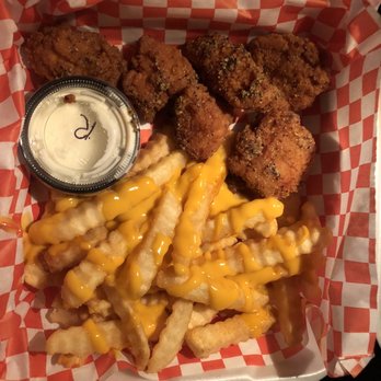 Pacific Crest Park - Selected lemon pepper wings (bone in or boneless) with a side of ranch and nacho cheese fries - Parks Near Me - Santa Clarita, California