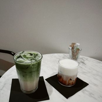 Emissary - Matcha and iced cappuccino - Coffee & Tea Near Me - Miami, Florida