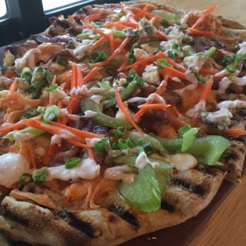 Mammoth Brewing - buffalo chicken flatbread - Breweries Near Me - Mammoth Lakes, California