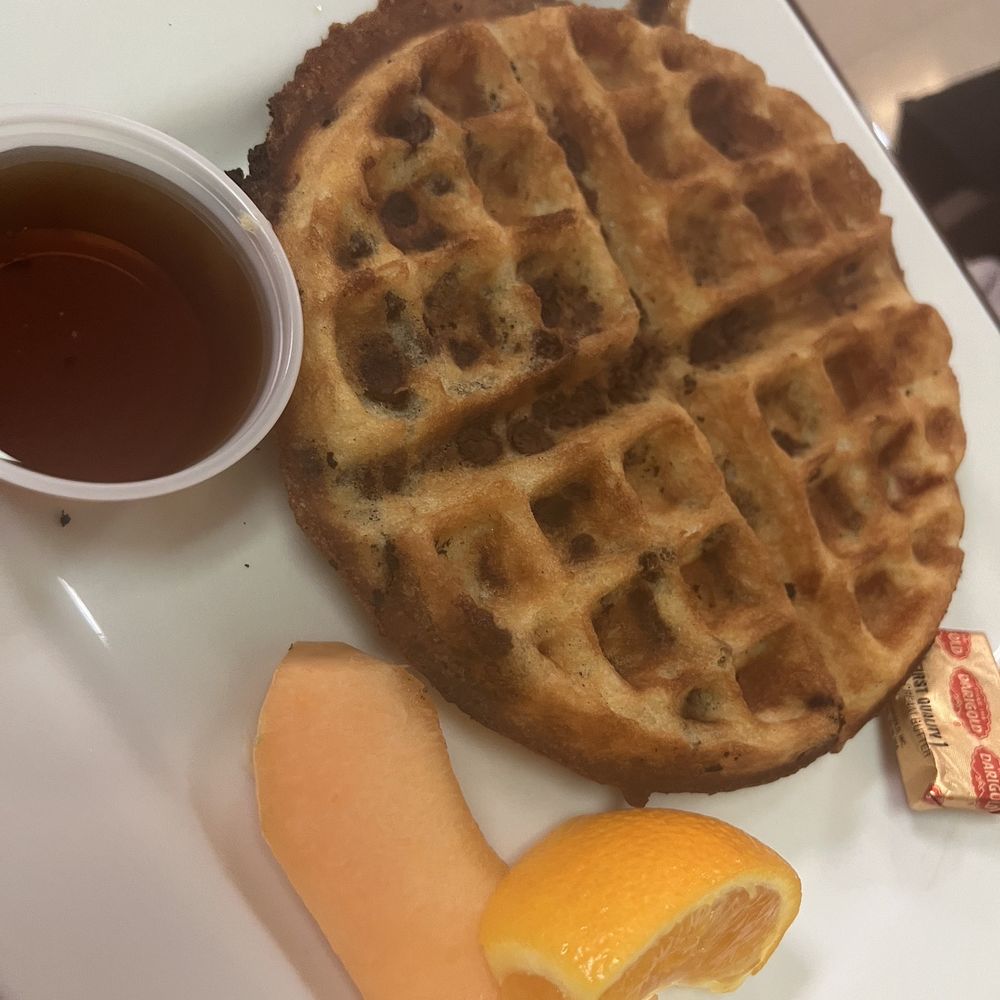 Garlic City Cafe - Chocolate Chip Waffle. - American Near Me - Gilroy, California Garlic City Cafe - Chocolate Chip Waffle. - American Near Me - Gilroy, California