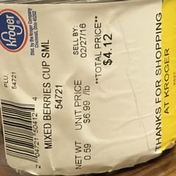 Kroger - Bought this on 02/25/2016 from this location. A giant fly wing was in it!!!!