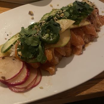 Mad & Vin - Salmon poke - New American Near Me - Solvang, California Mad & Vin - Salmon poke - New American Near Me - Solvang, California