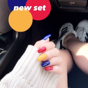 Luxury Nails and Spa - Acrylic powder. Coffin shape. By far my favorite manicure I received. - Waxing Near Me - Lake Mary, Florida Luxury Nails and Spa - Acrylic powder. Coffin shape. By far my favorite manicure I received. - Waxing Near Me - Lake Mary, Florida