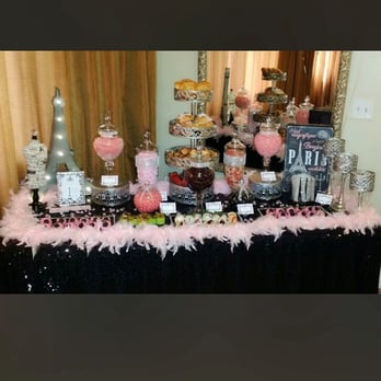 Sweetest Touch Candy Buffet - My beautiful Paris themed candy buffet created by Raquel thank you I love it - Party & Event Planning Near Me Sweetest Touch Candy Buffet - My beautiful Paris themed candy buffet created by Raquel thank you I love it - Party & Event Planning Near Me