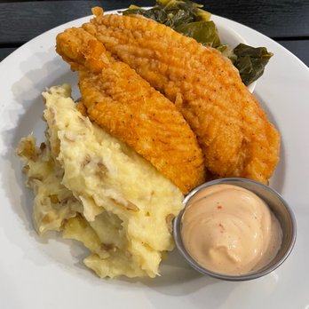 Melba's Restaurant - Country Catfish (2 Sides) - Southern Near Me - New York, New York Melba's Restaurant - Country Catfish (2 Sides) - Southern Near Me - New York, New York