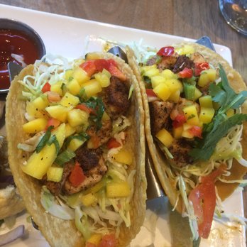 Eureka! - Mahi mahi tacos. Good portion, not much mahi mahi and needs some sauce. - American Near Me - Concord, California