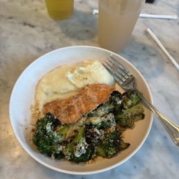 Salmon* Smashed Gold Potato Roasted Broccoli