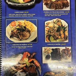 Mariscos Los Altos - Menu