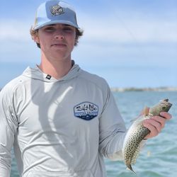 Fishing Charters Captain Billy Miller - Hooking the trout today!