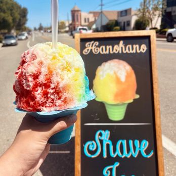 Hanohano Shave Ice - a hand holding a cup of ice cream - Shaved Ice Near Me - Santa Maria, California Hanohano Shave Ice - a hand holding a cup of ice cream - Shaved Ice Near Me - Santa Maria, California