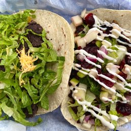 Black Bean and Cheese Taco (good!); Mole Duck Taco (maybe just the best taco of my life!!!!!!) Black Bean and Cheese Taco (good!); Mole Duck Taco (maybe just the best taco of my life!!!!!!)