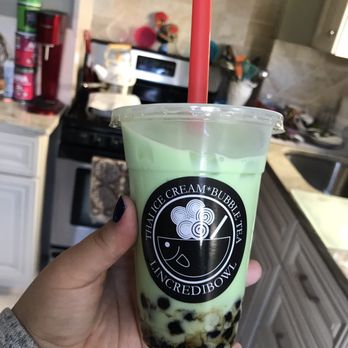 Lincredibowl - Honeydew milk tea - Bubble Tea Near Me - Kearny, New Jersey Lincredibowl - Honeydew milk tea - Bubble Tea Near Me - Kearny, New Jersey