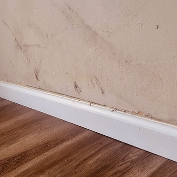 Bozzo's Carpet Service  - Newly-painted walls seen after baseboard install. - Carpeting Near Me - Salinas, California