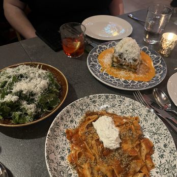 Lulla - Kale salad; butternut lasagna; vodka sauce fettuccine - Italian Near Me - New York, New York