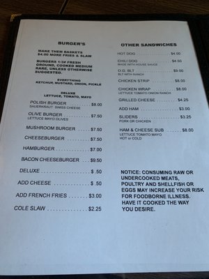 Menu photo 3 Oak Grove Tavern Irons, MI Menu photo 3 Oak Grove Tavern Irons, MI