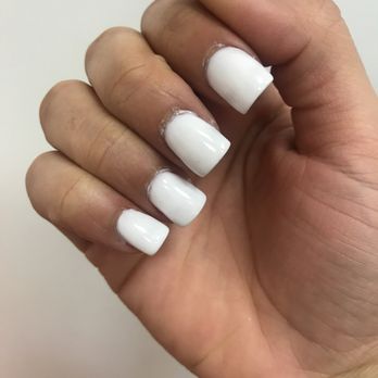 Juju's Nail & Spa - Looks nothing like the picture!!! Super bulky and ugly. She also didn't clean the edges good smh YUCK - Nail Salons Near Me - Fresh Meadows, New York